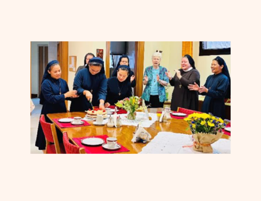 Arrival of New Sisters at the Generalate, Rome