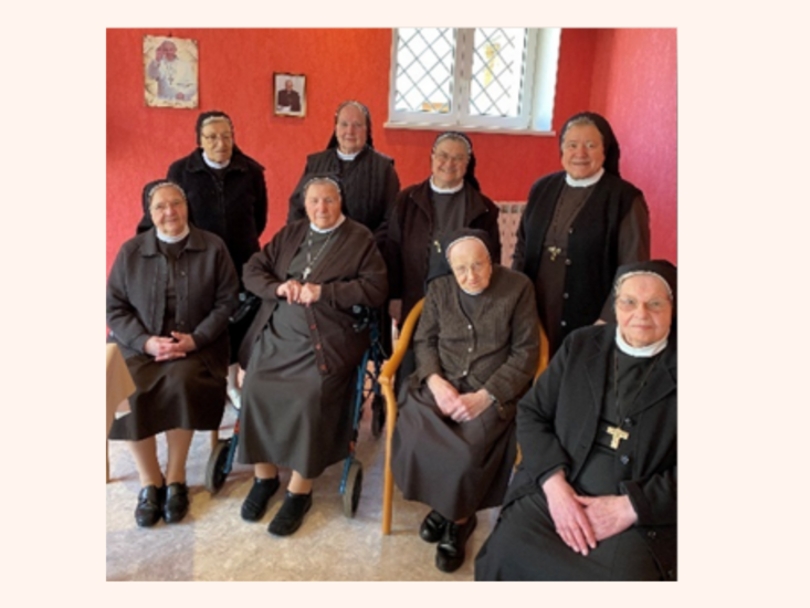 Visit of Sr. M. Magdalena in the French sector “Portioncule”