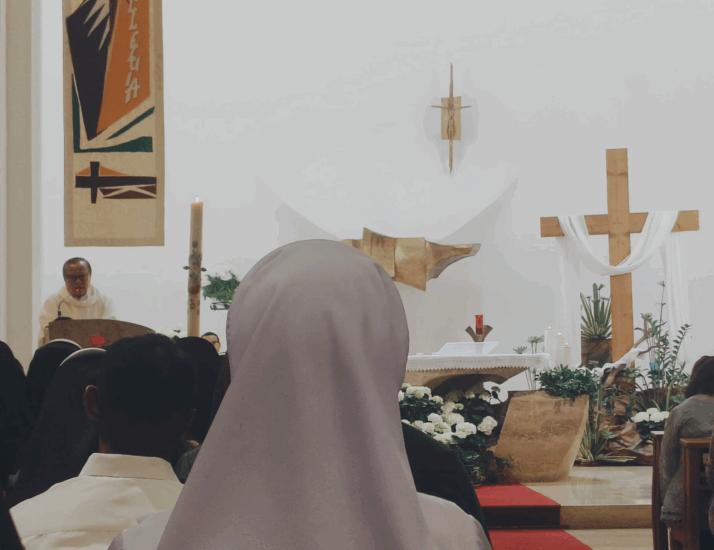 Ignasius Suharyo was set to lead an extraordinary Easter Eucharistic celebration with a joyous community of Indonesians in Rome