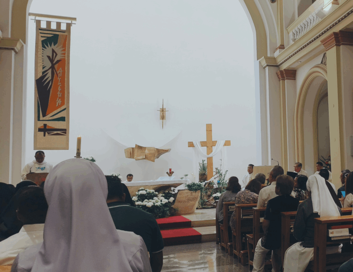 Cardinal Suharyo celebrated Easter Eacharist with Indonesian Catholic Community in Rome