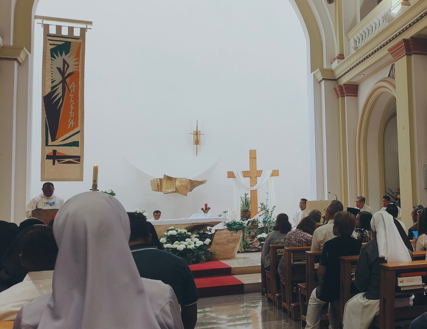 Cardinal Suharyo celebrated Easter Eacharist with Indonesian Catholic Community in Rome