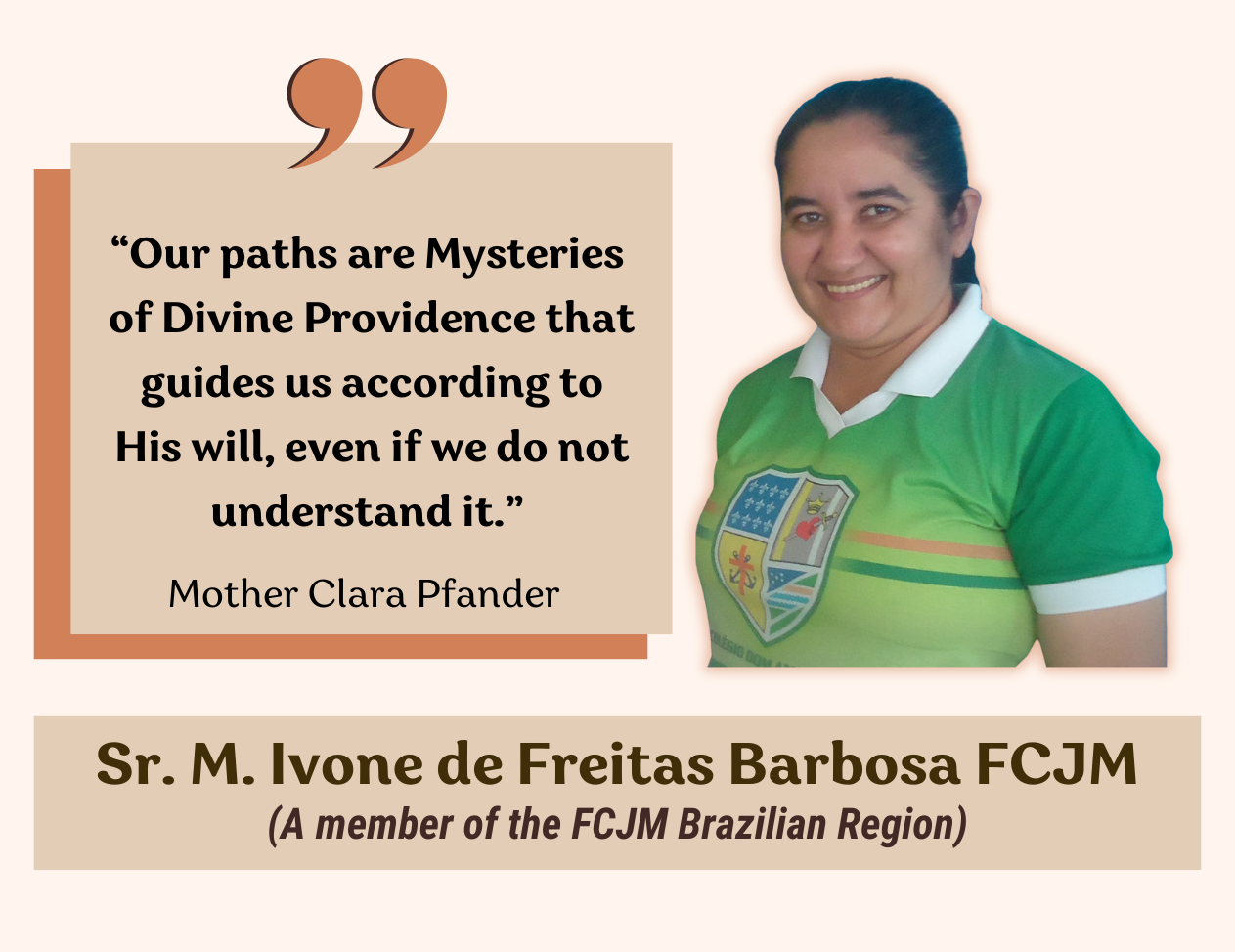 Remembering Sr. M. Ivone de Freitas Barbosa FCJM