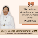 The Lord is my Strength and my Shield in whom my Heart Trusts.