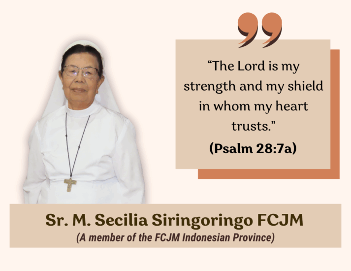 The Lord is my Strength and my Shield in whom my Heart Trusts.