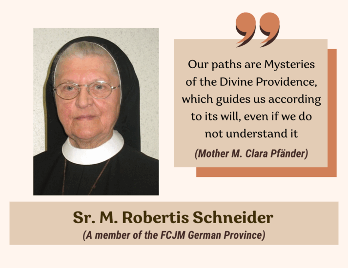Remembrance Sister M. Robertis Schneider