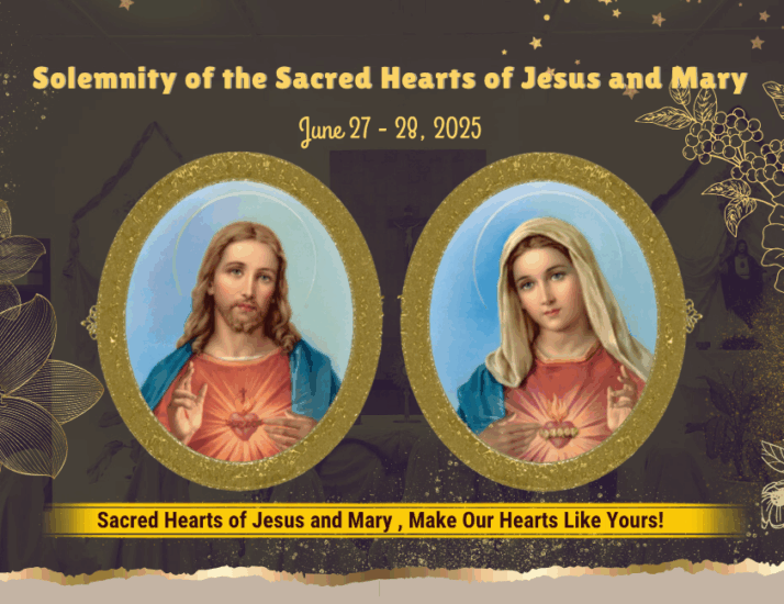 Solemnity of the Sacred Hearts of Jesus and Mary