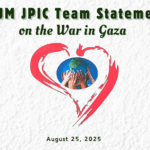 FCJM  JPIC Team Statement On the War In Gaza